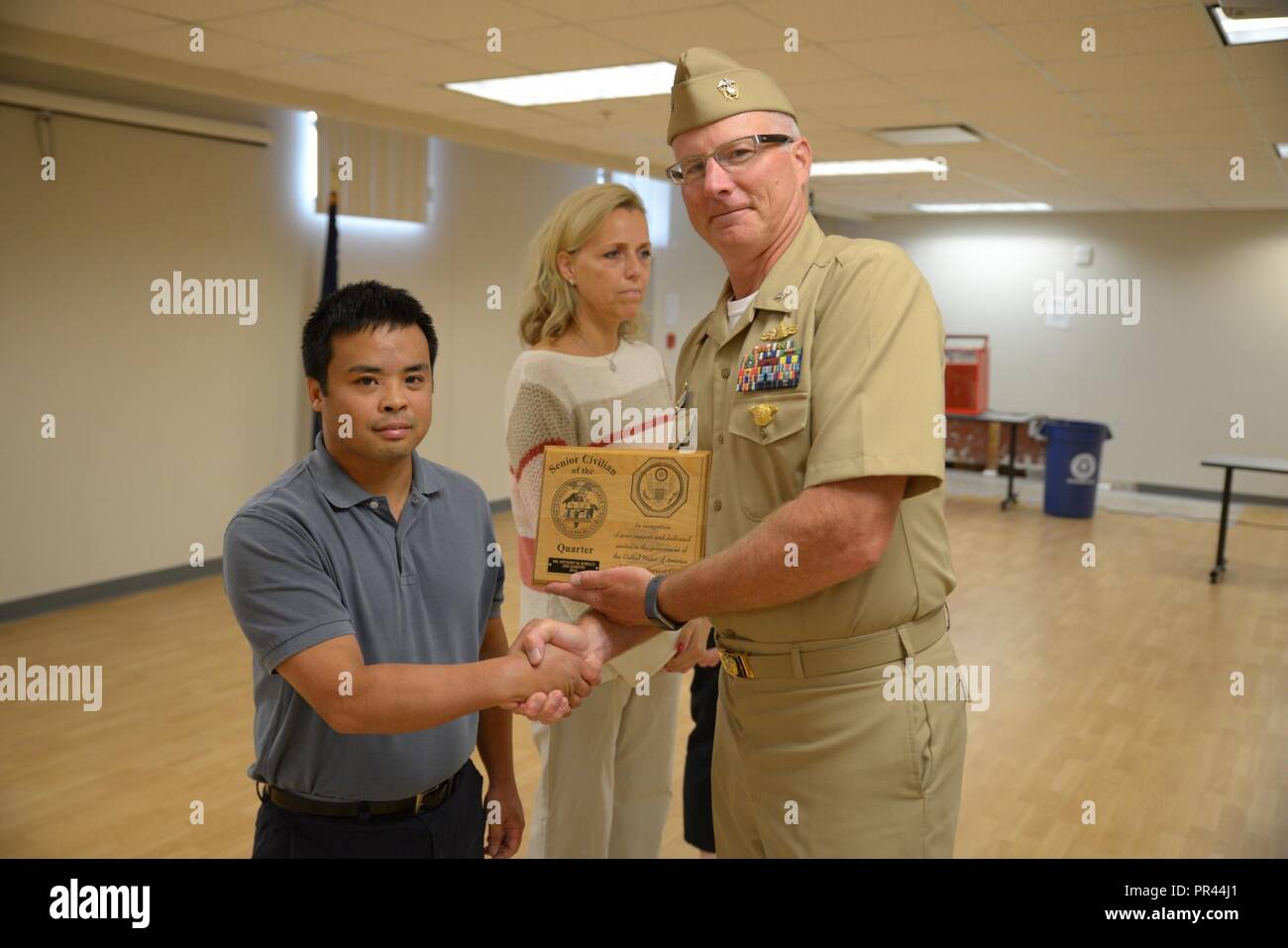 GREAT LAKES, Ill (September 6, 2018) Training Support Center (TSC) Great Lakes Commanding