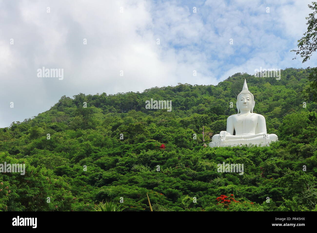 White Buddha Statue On The Mountain In Nakhon Ratchasima Province Thailand Stock Photo Alamy White Buddha Statue On The Mountain In Nakhon Ratchasima Province Thailand Stock Photo Alamy