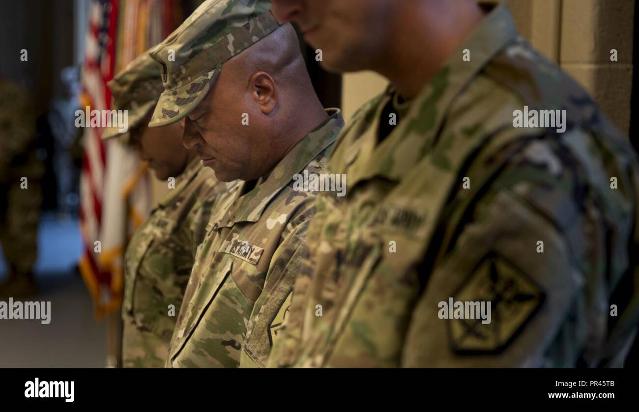 Command Sgt. Major Craig D. Owens (center), command sergeant major of ...