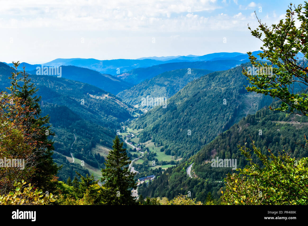 Highest mountain of the south black forest in the state Baden-Wurttemberg in Germany. Stock Photo