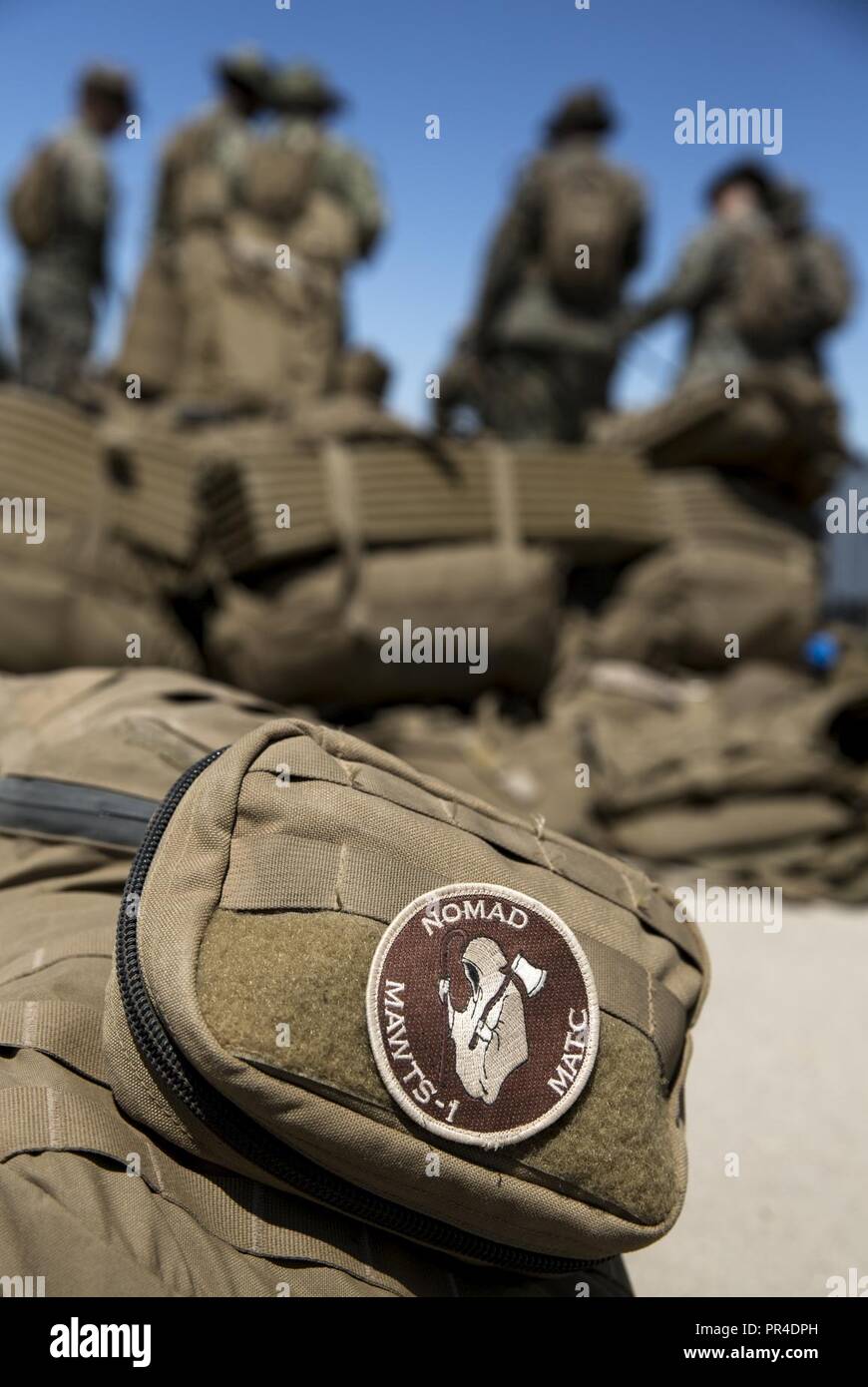 U.S. Marines with Marine Aviation Weapons and Tactics Squadron One