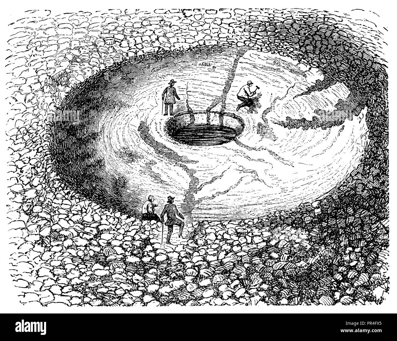 geyser, anonym 1890 Stock Photo Alamy