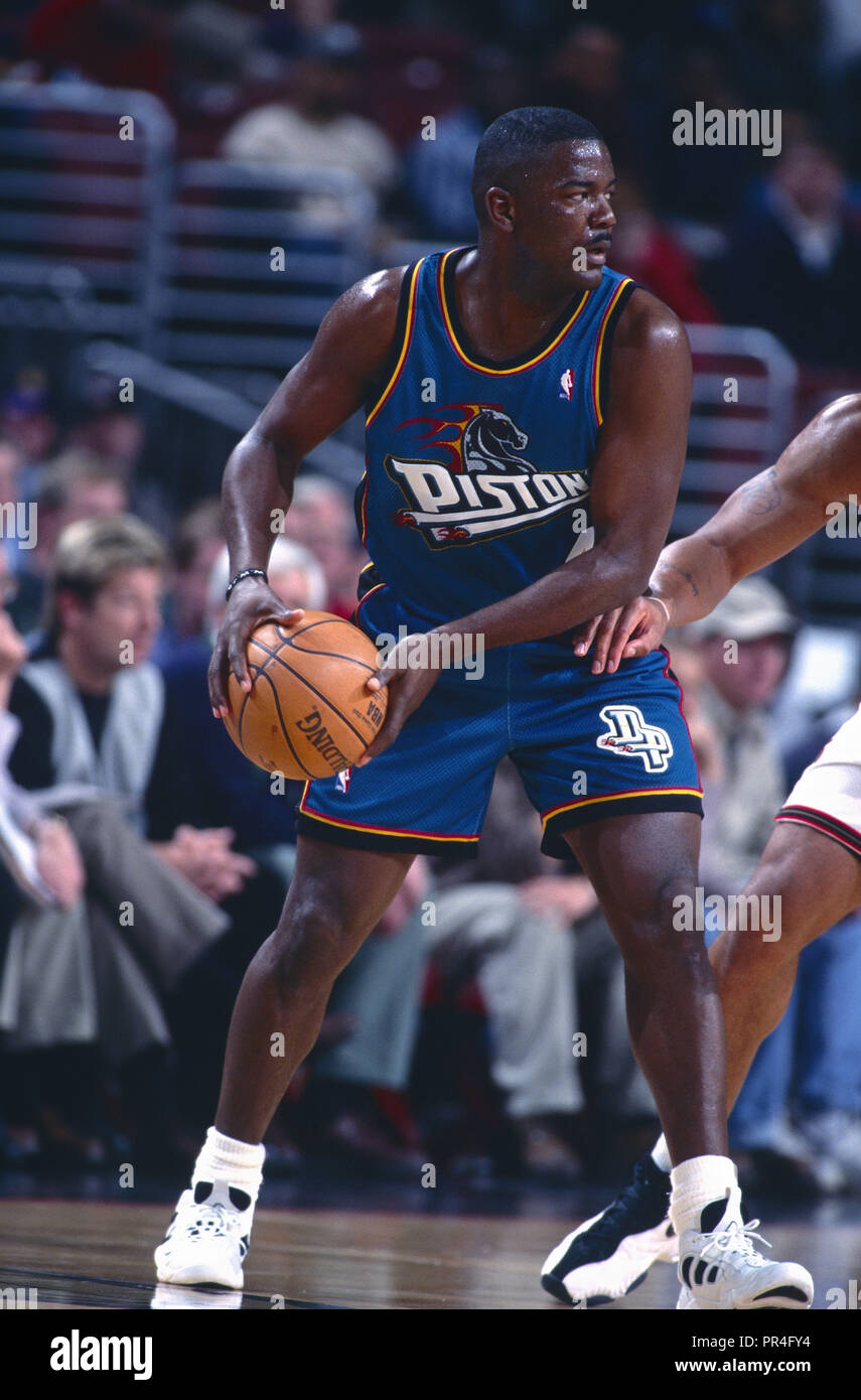 Joe Dumars of the Detroit Pistons. 1997-1998 Season Stock Photo