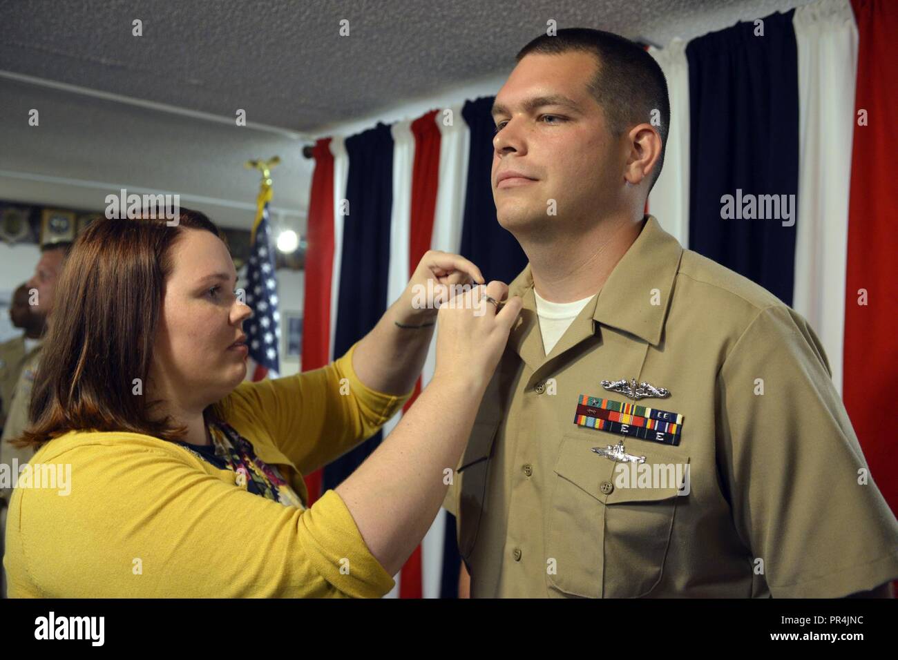 Chief Information Systems Technician Submarines Andrew Henry, assigned to Commander, Submarine
