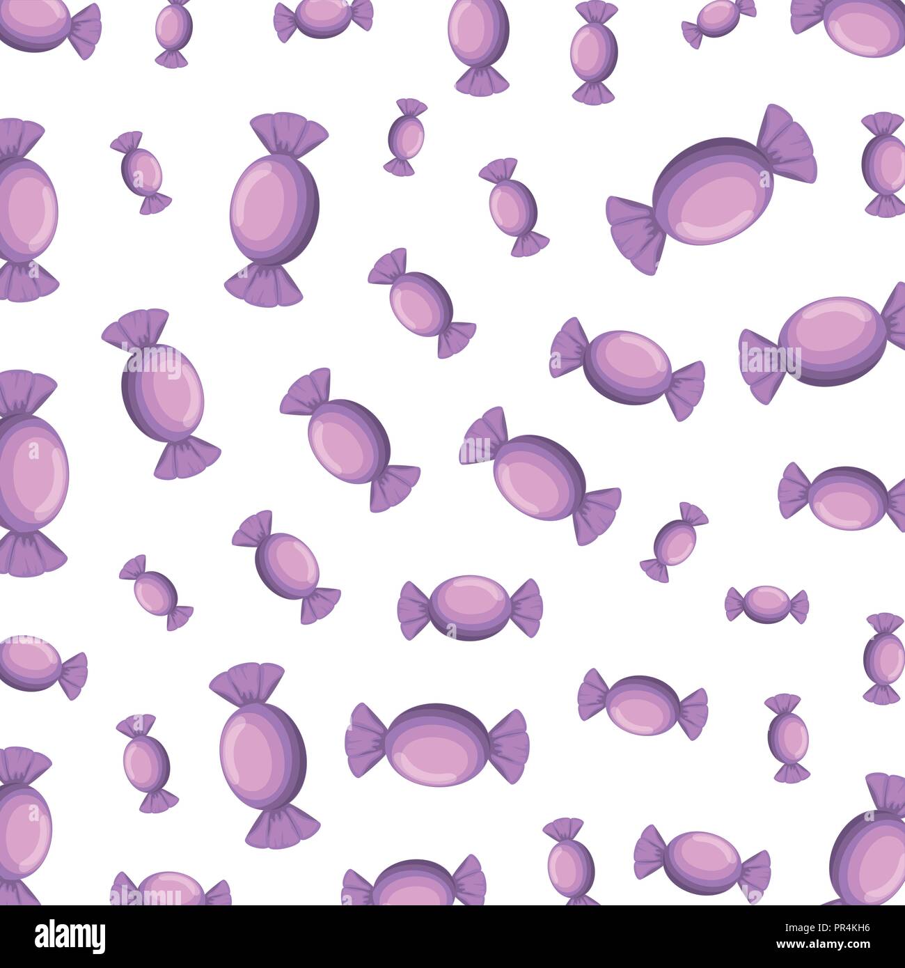 sweet candies pattern background vector illustration design Stock ...