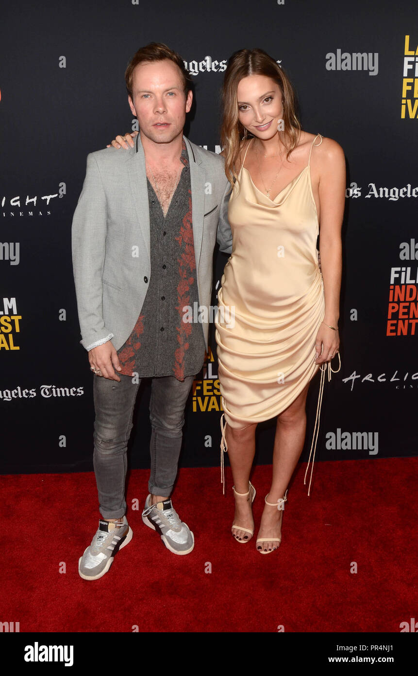 Hollywood, Ca. 28th Sep, 2018. Brendan Fletcher, Sara Thompson at the