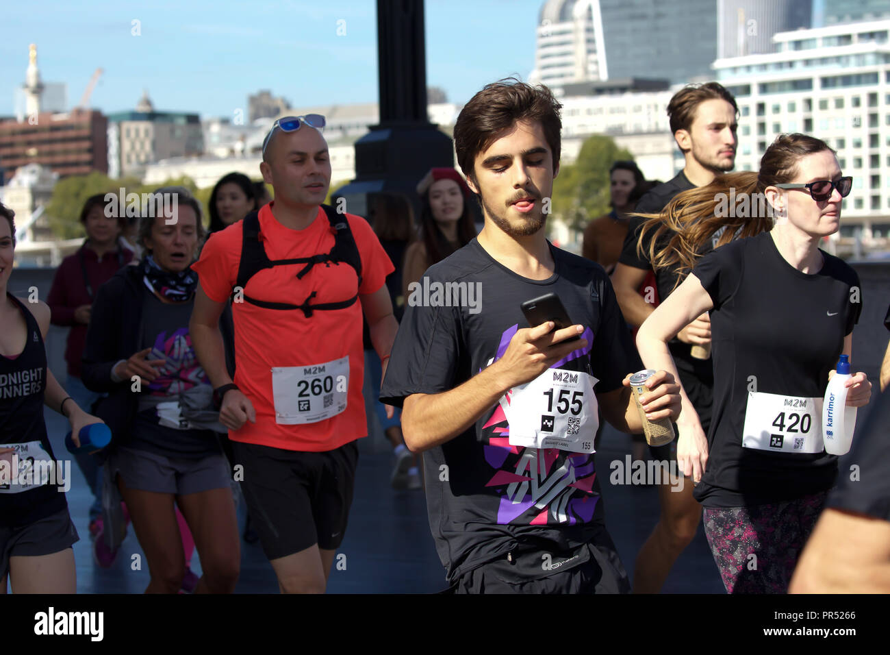 Midnight Runners in Queenswalk London 