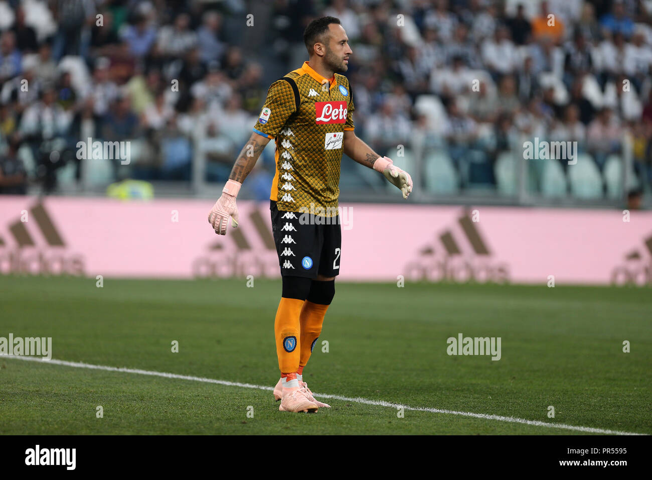 Torino Italy 29th September 2018 David Ospina Of Ssc Napoli In Action During The Serie A Football Match Between Juventus Fc And Ssc Napoli Credit Marco Canoniero Alamy Live News Stock Photo
