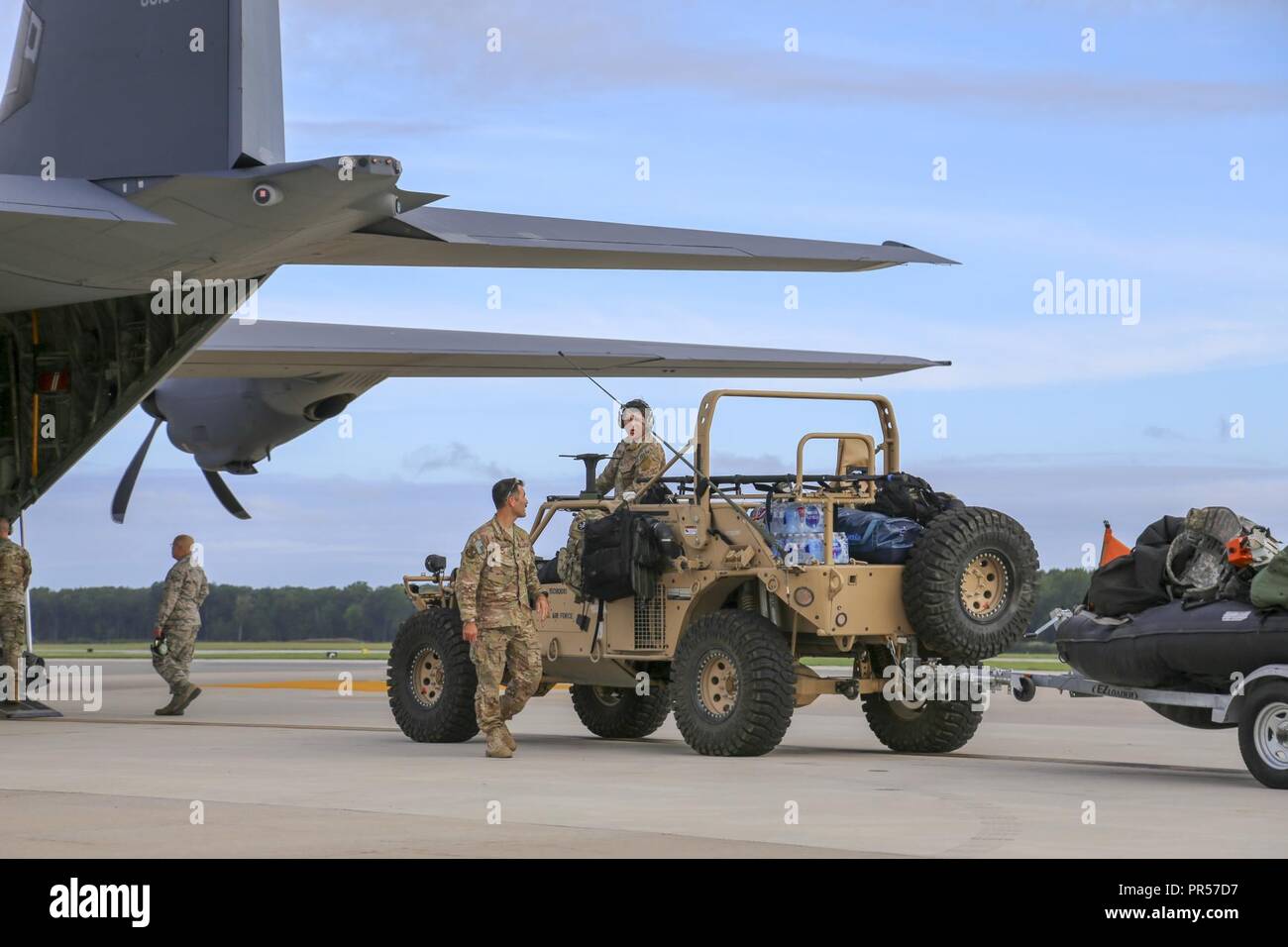 An Alaska Air National Guard Guardian Angel Airdeployable Rescue