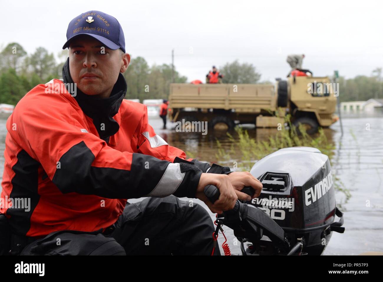Petty Officer 2nd Class Miguel Torres with Coast Guard Maritime