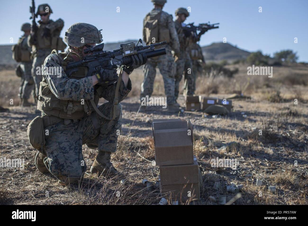 Marine Corps Base Camp Pendleton, CA — A Marine with Lima Company, 3rd ...