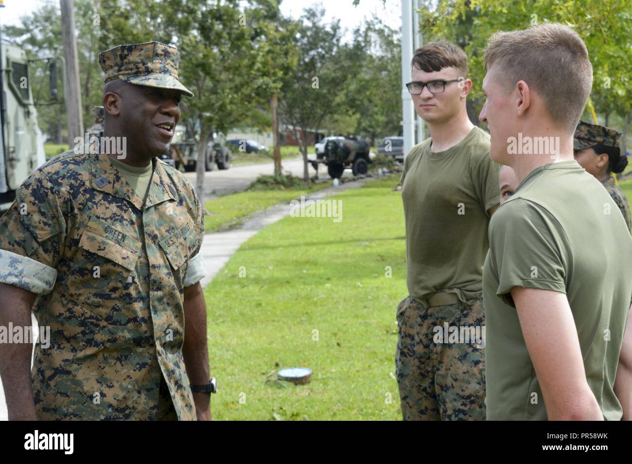 Commandant of the Marine Corps Gen. Robert B. Neller and Sgt. Maj. of