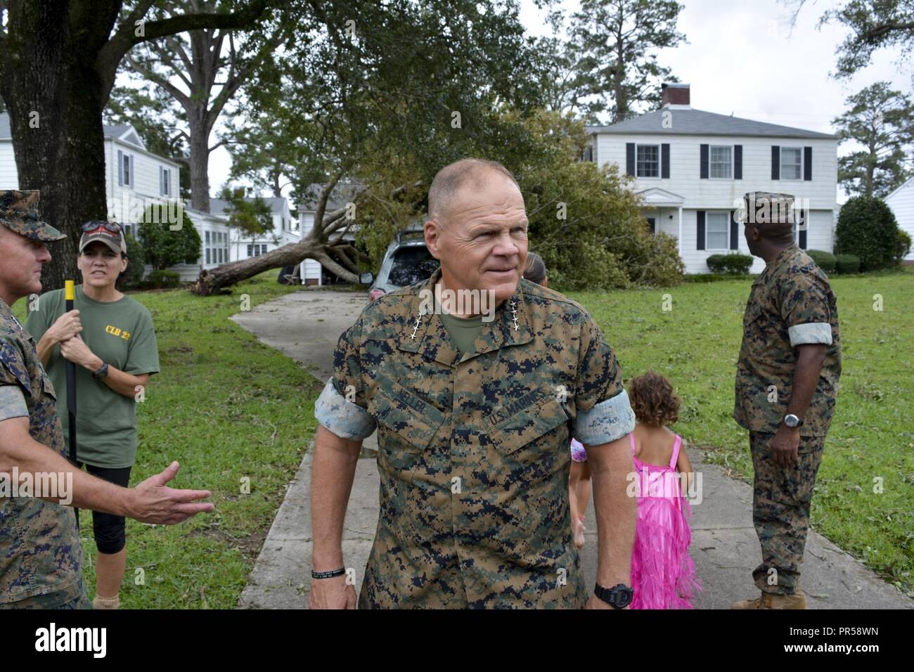 Commandant of the Marine Corps Gen. Robert B. Neller and Sgt. Maj. of