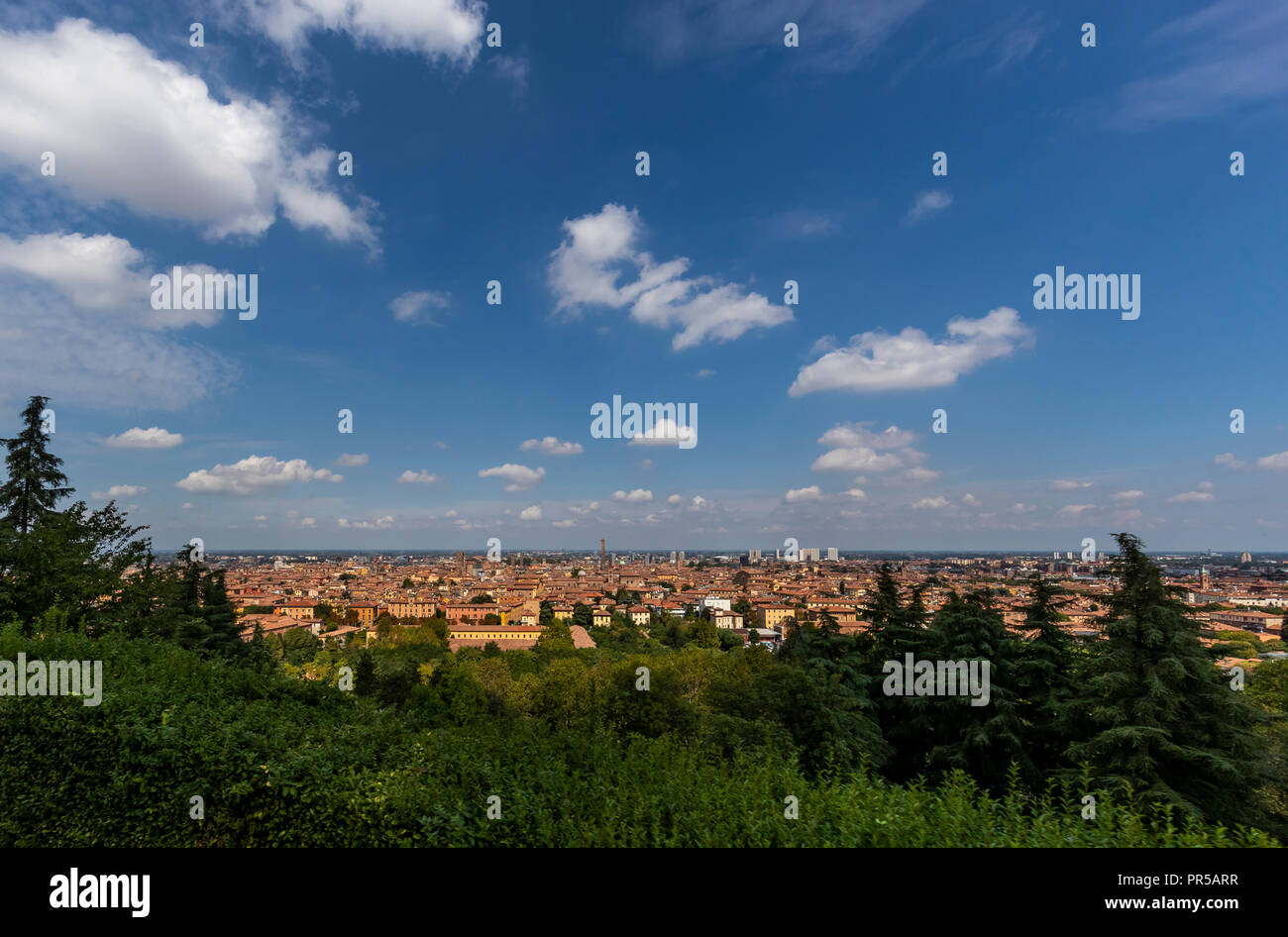 Bologna skyline in the daytime from the hospital. Bologna, Italy Stock Photo Alamy