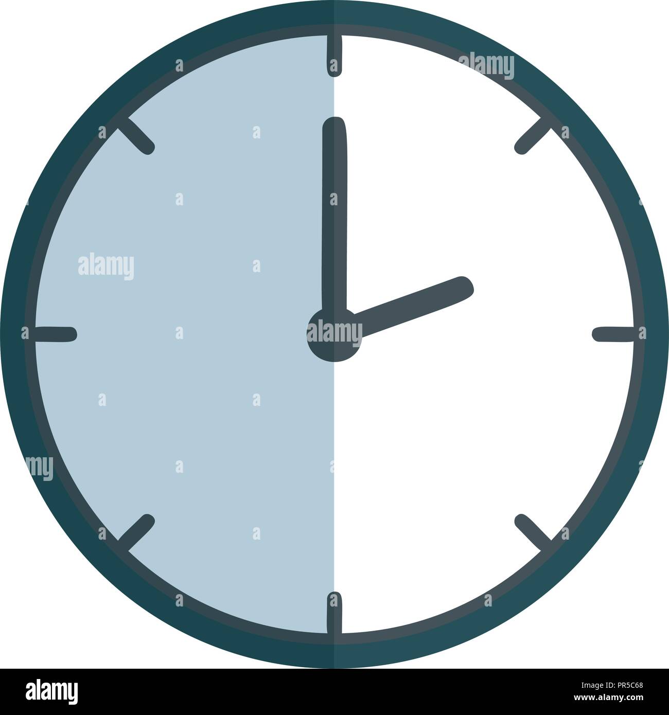 time clock isolated icon vector illustration design Stock Vector Image ...