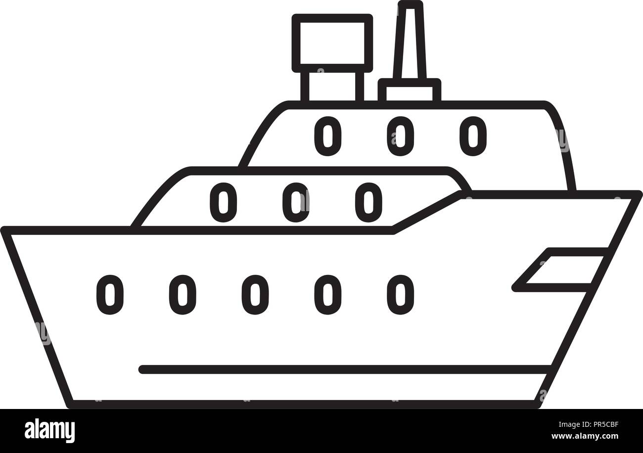 cargo ship isolated icon vector illustration design Stock Vector Image ...