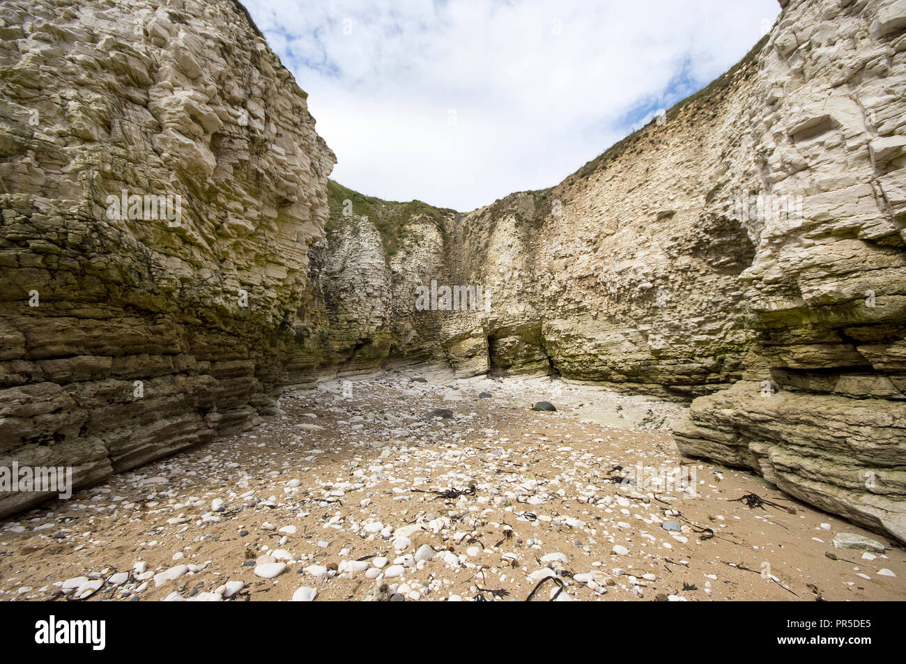 Tidal inlet at Flamborough Head, East Yorkshire, UK Stock Photo Alamy