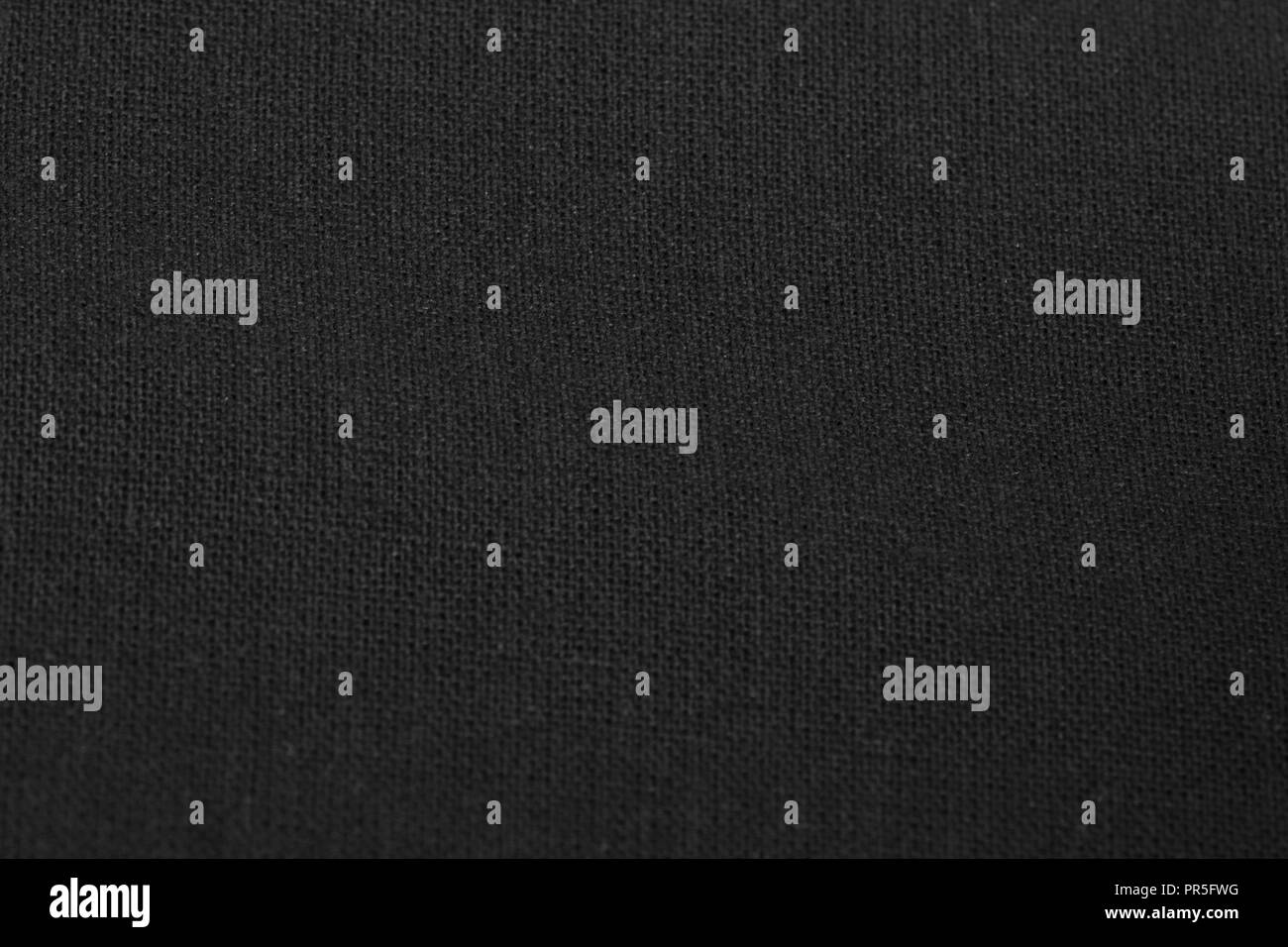 Black Cotton Fabric Texture As Background Stock Photo Alamy