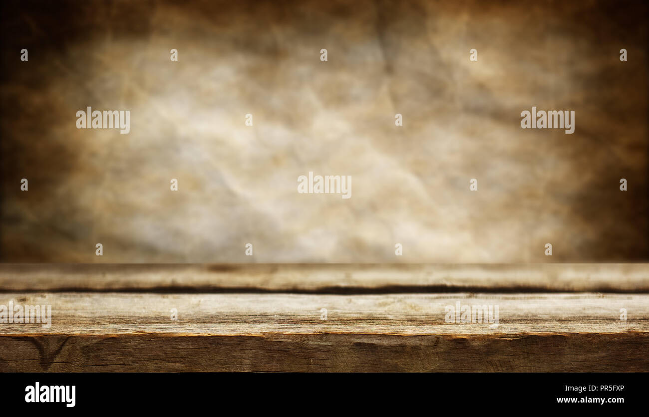 Wooden table background Stock Photo - Alamy