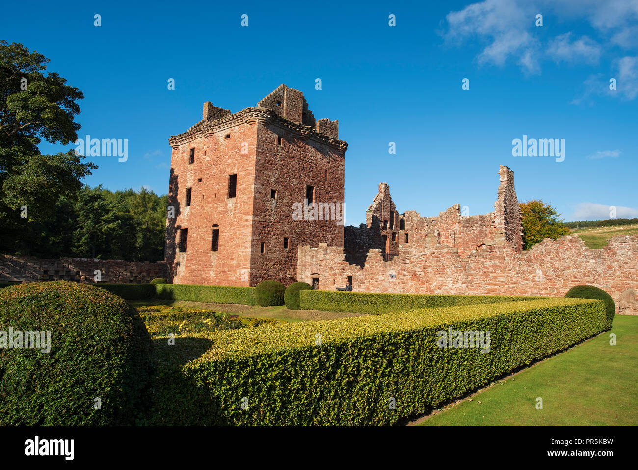 Edzell Castle, Angus, Scotland. Stock Photo