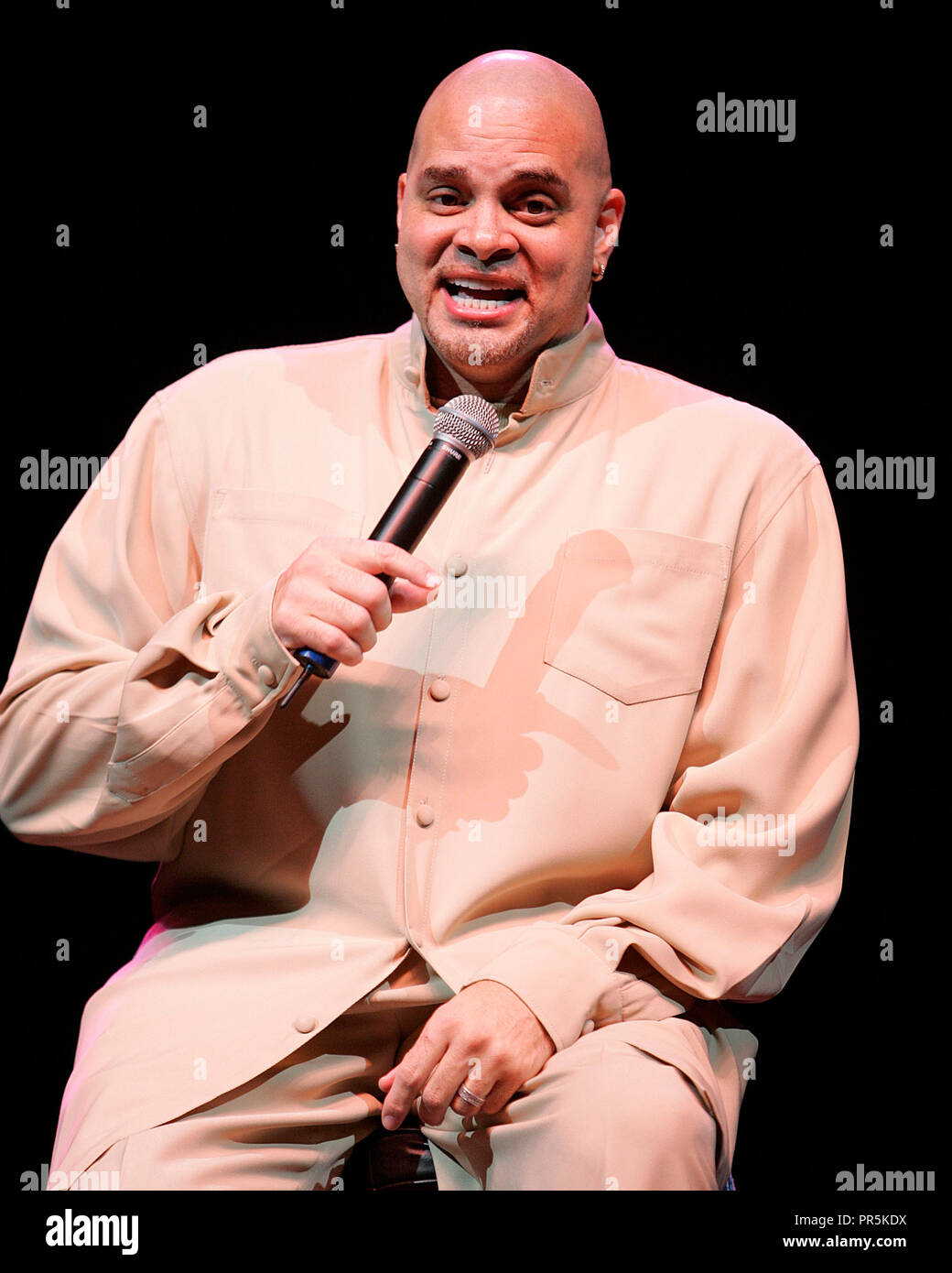 Sinbad performs his stand up comedy show at the Seminole Hard Rock Hotel  and Casino in Hollywood, Florida on January 16, 2006 Stock Photo - Alamy