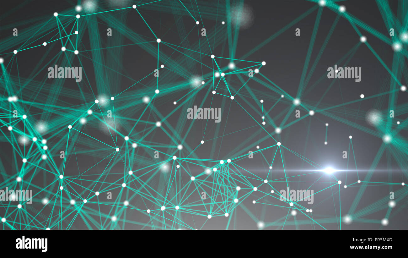 Abstract connection dots. Technology background. Network concept Stock ...