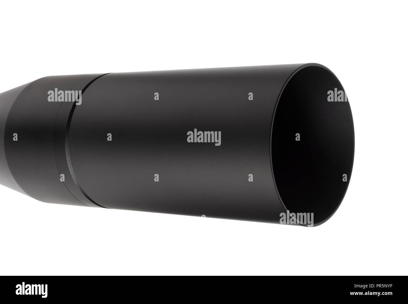 Device to shade the lens of a rifle scope Stock Photo Alamy
