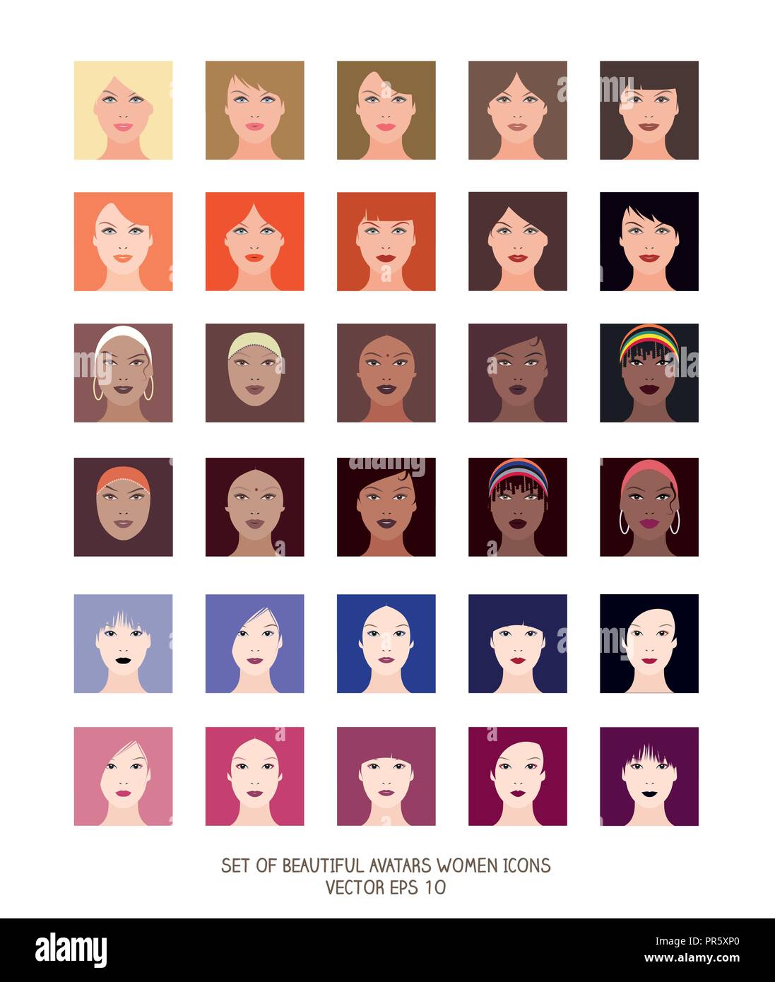 Indian lady indian woman avatar hi-res stock photography and images - Alamy