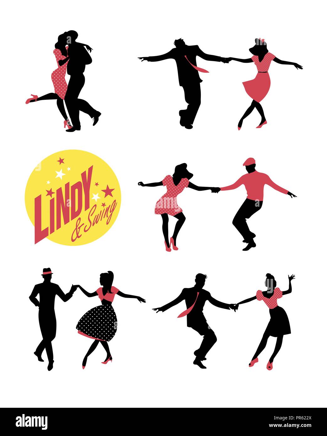 1940s swing dancer Stock Vector Images - Alamy