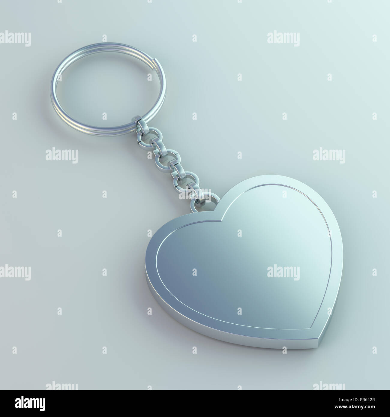 Free Vector  Blank keychains set. silver pendants with round, square,  heart and hexagon shapes