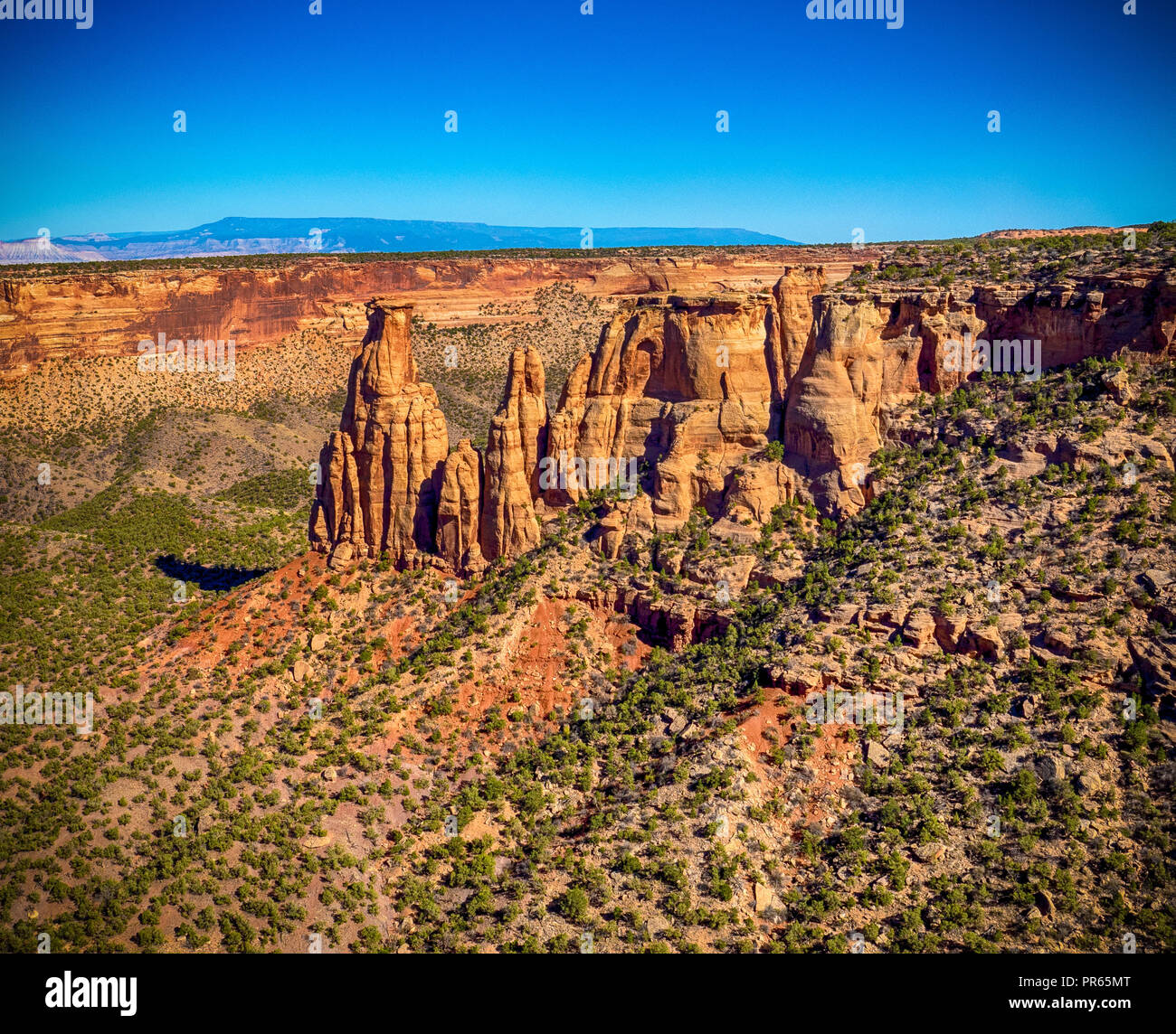 Rock Formations in the Colorado National Monument Stock Photo Alamy