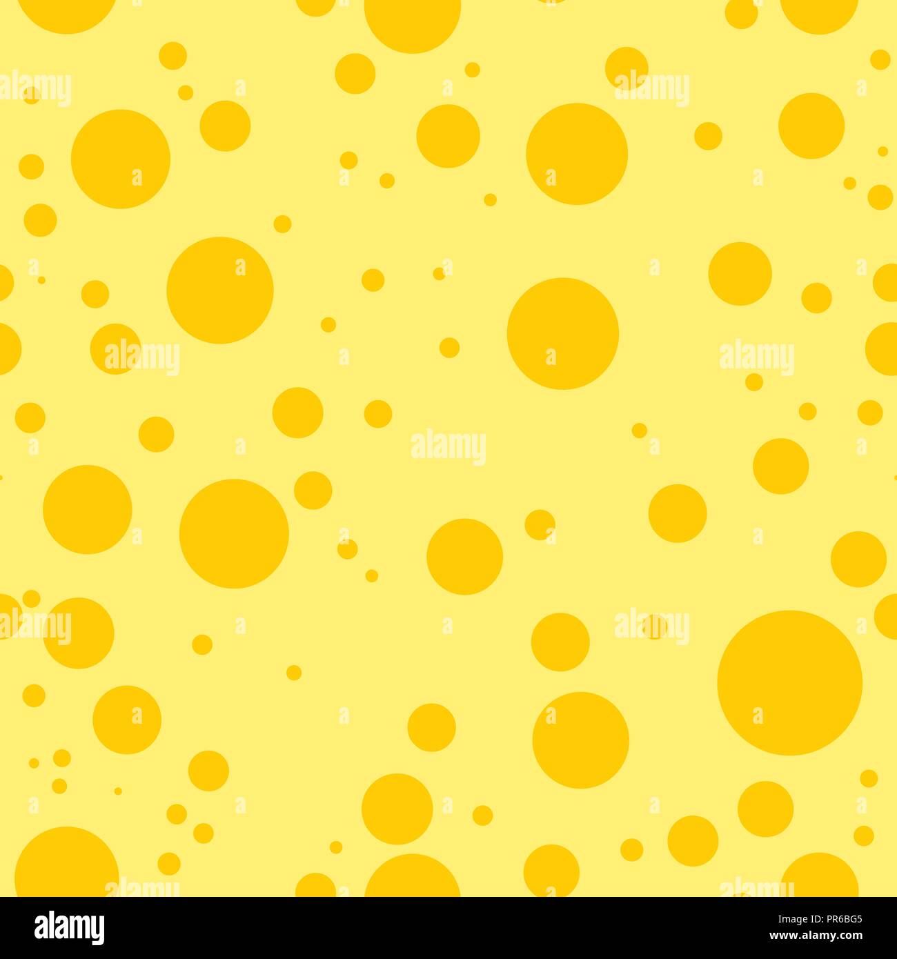 Vector yellow random dots seamless pattern background. Perfect for