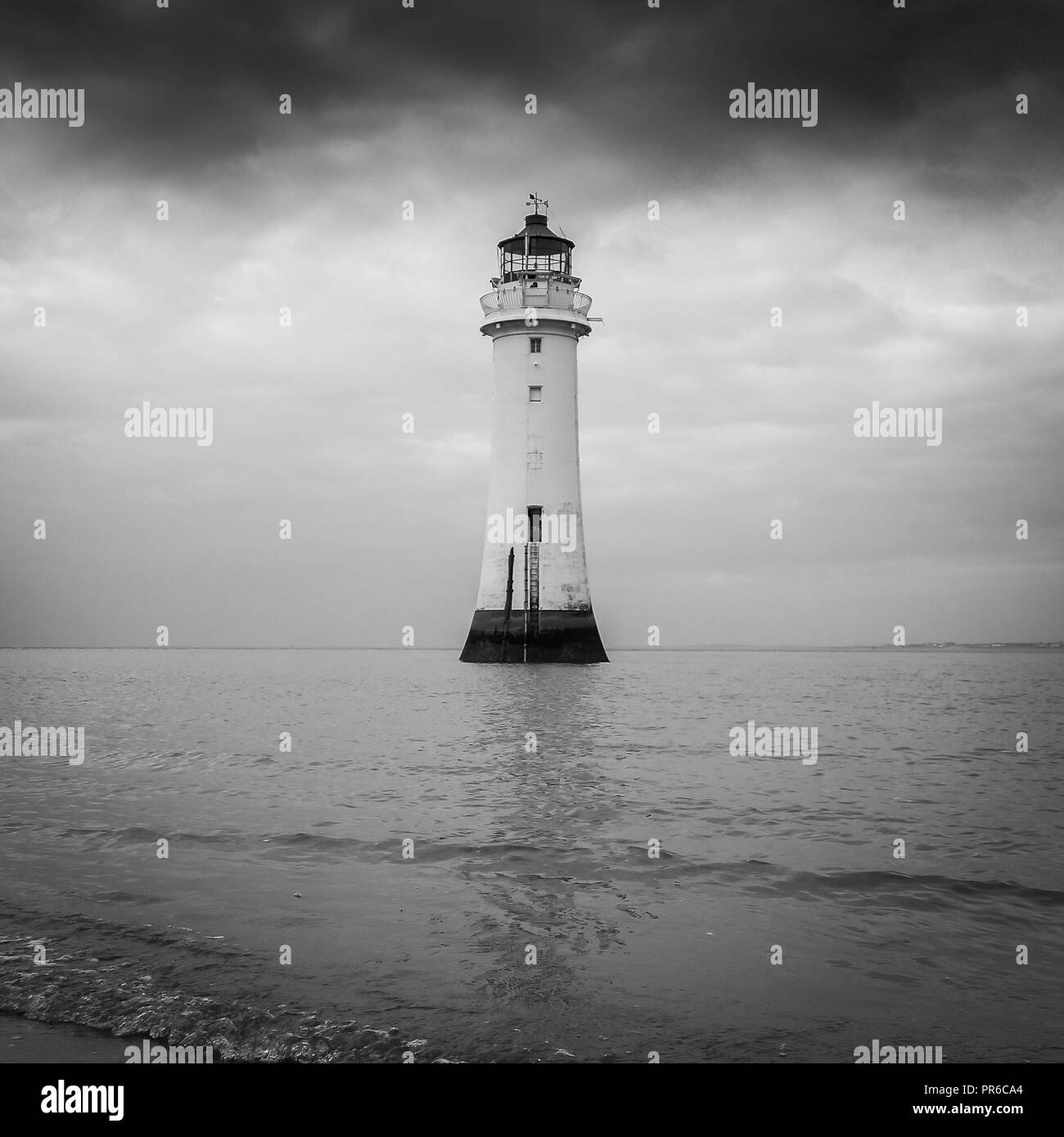The lighthouse at New Brighton, Merseyside, UK Stock Photo Alamy