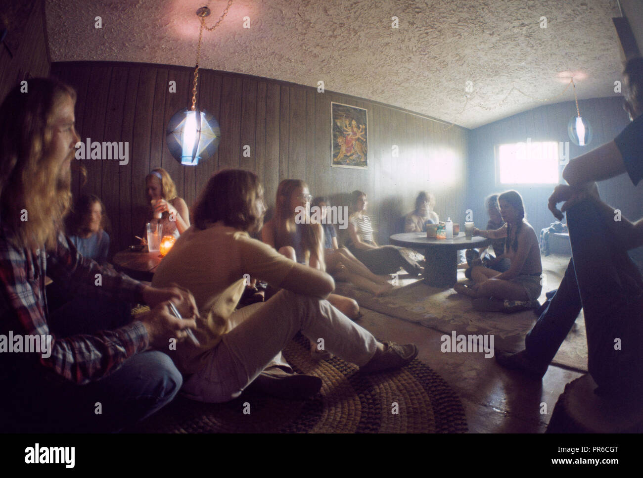 Den behind a Store which Caters to the Teenage Group in Leakey, Texas