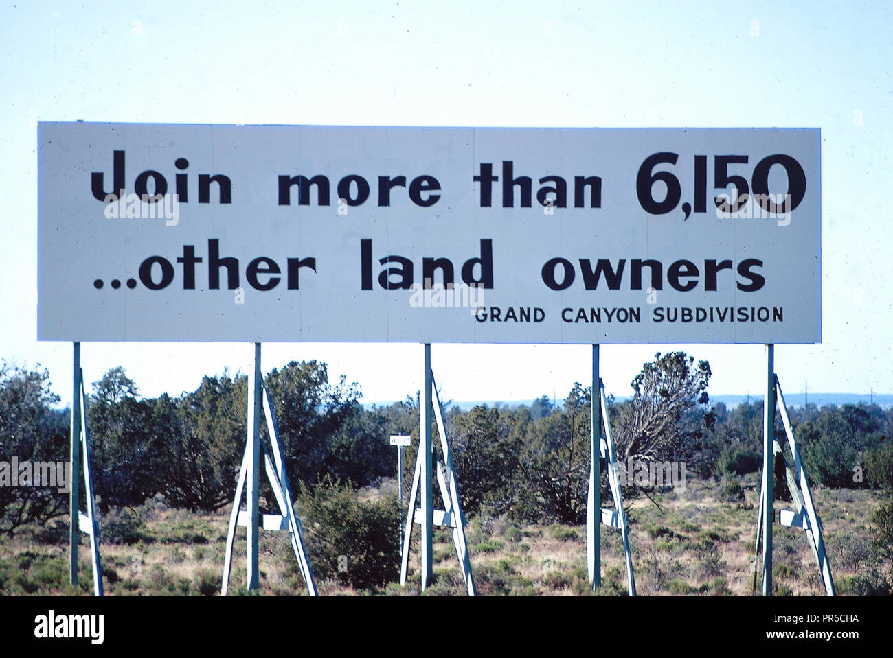 Grand Canyon Estates June 1972 Stock Photo