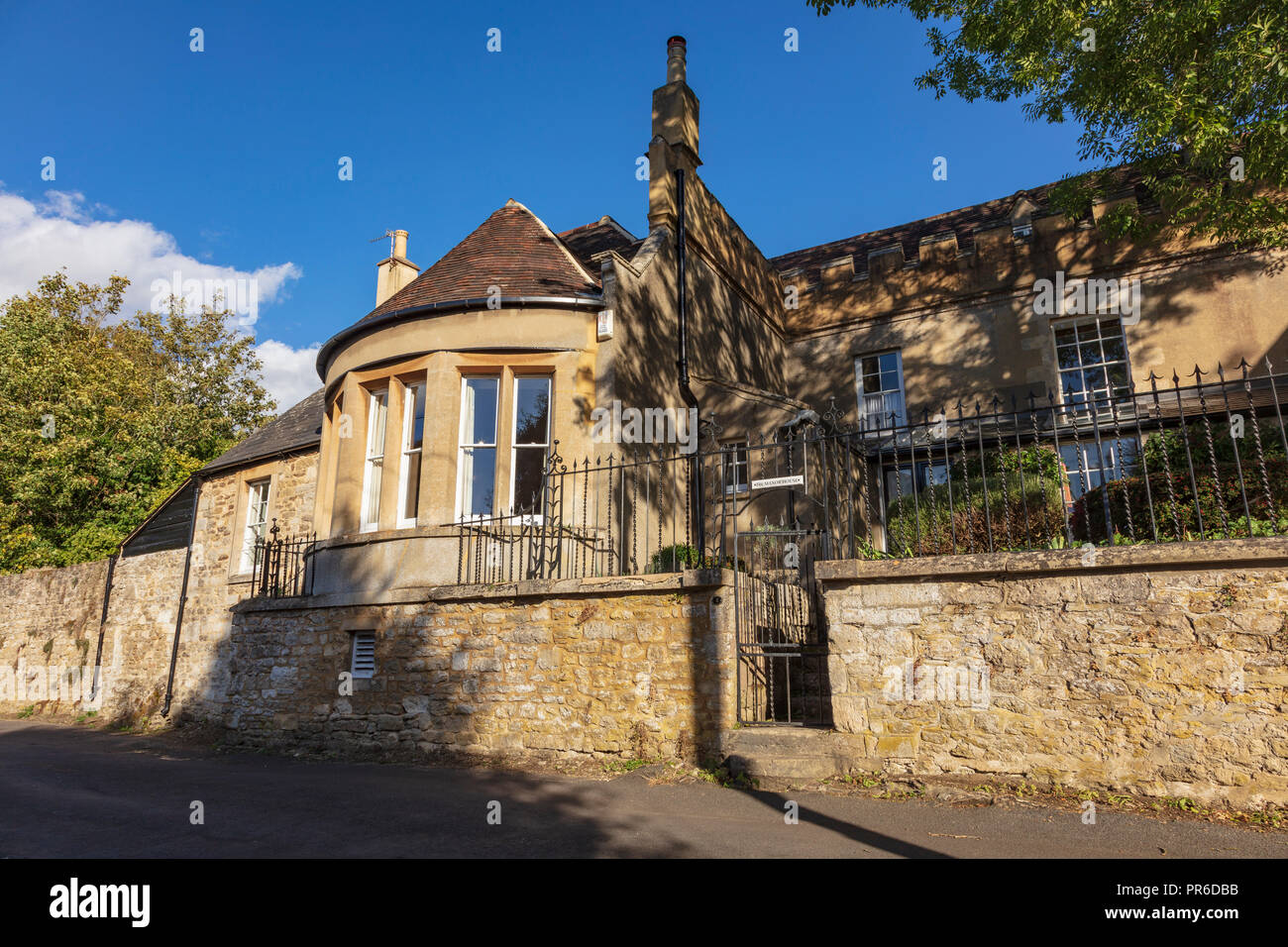 The Manor House, an attractive house with bay window in Iffley village