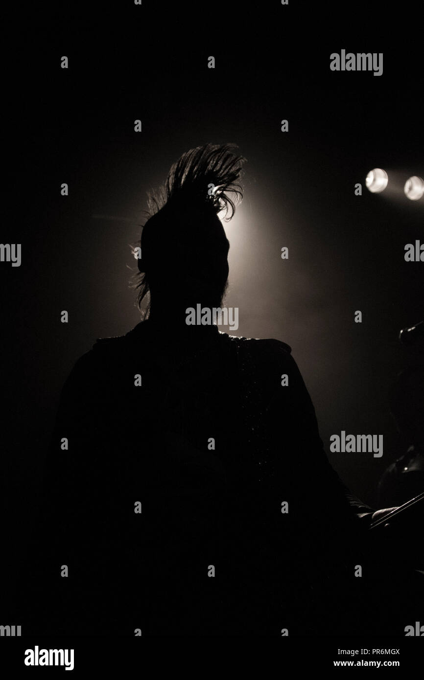 Punk hairstyle silhouette hi-res stock photography and images - Alamy