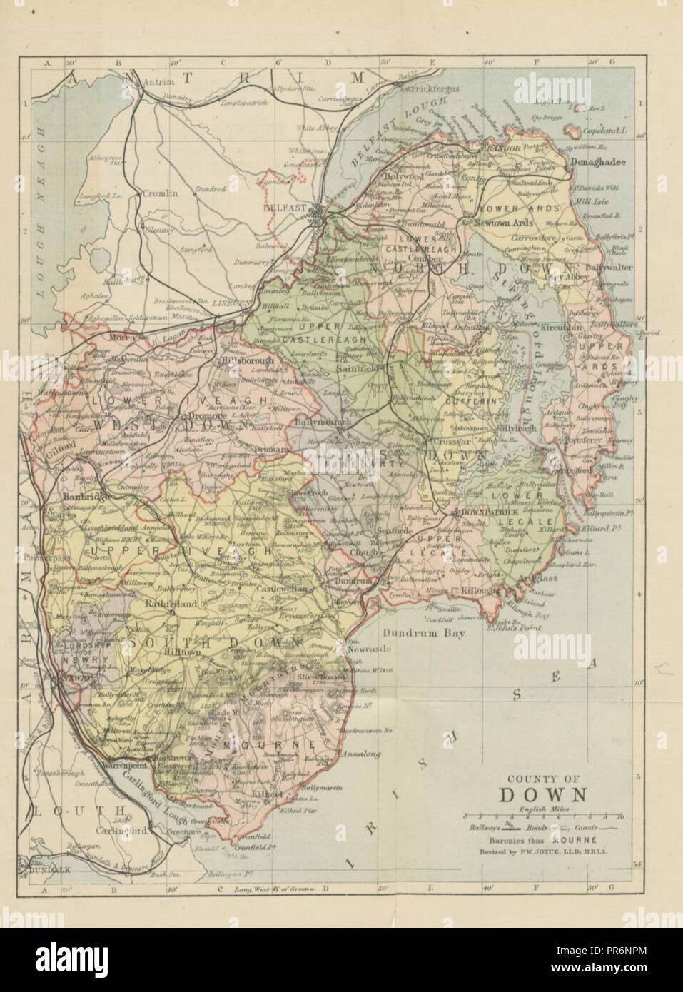 Newry County Down Map Newry Map High Resolution Stock Photography And Images - Alamy