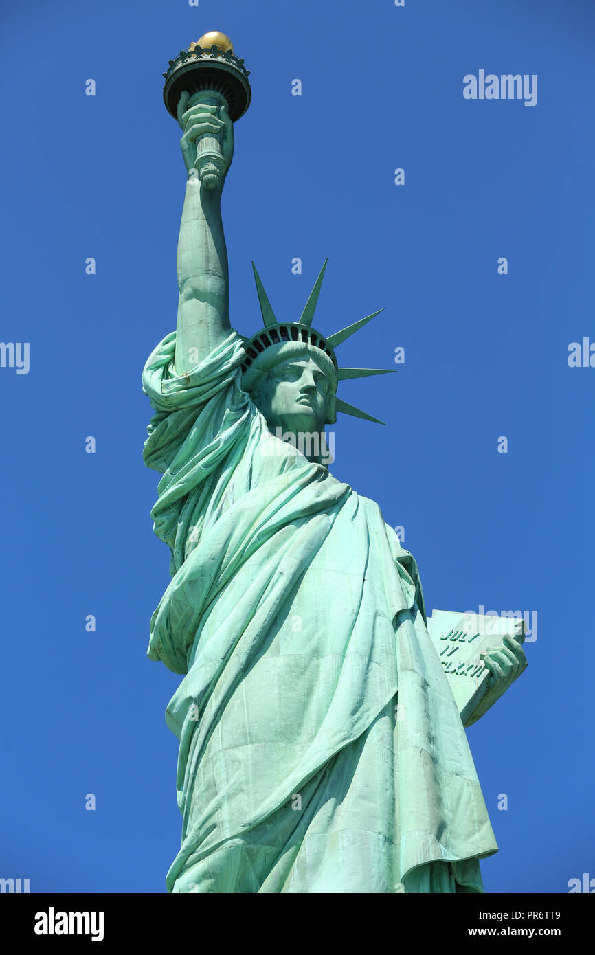The Statue of Liberty at New York City Stock Photo Alamy