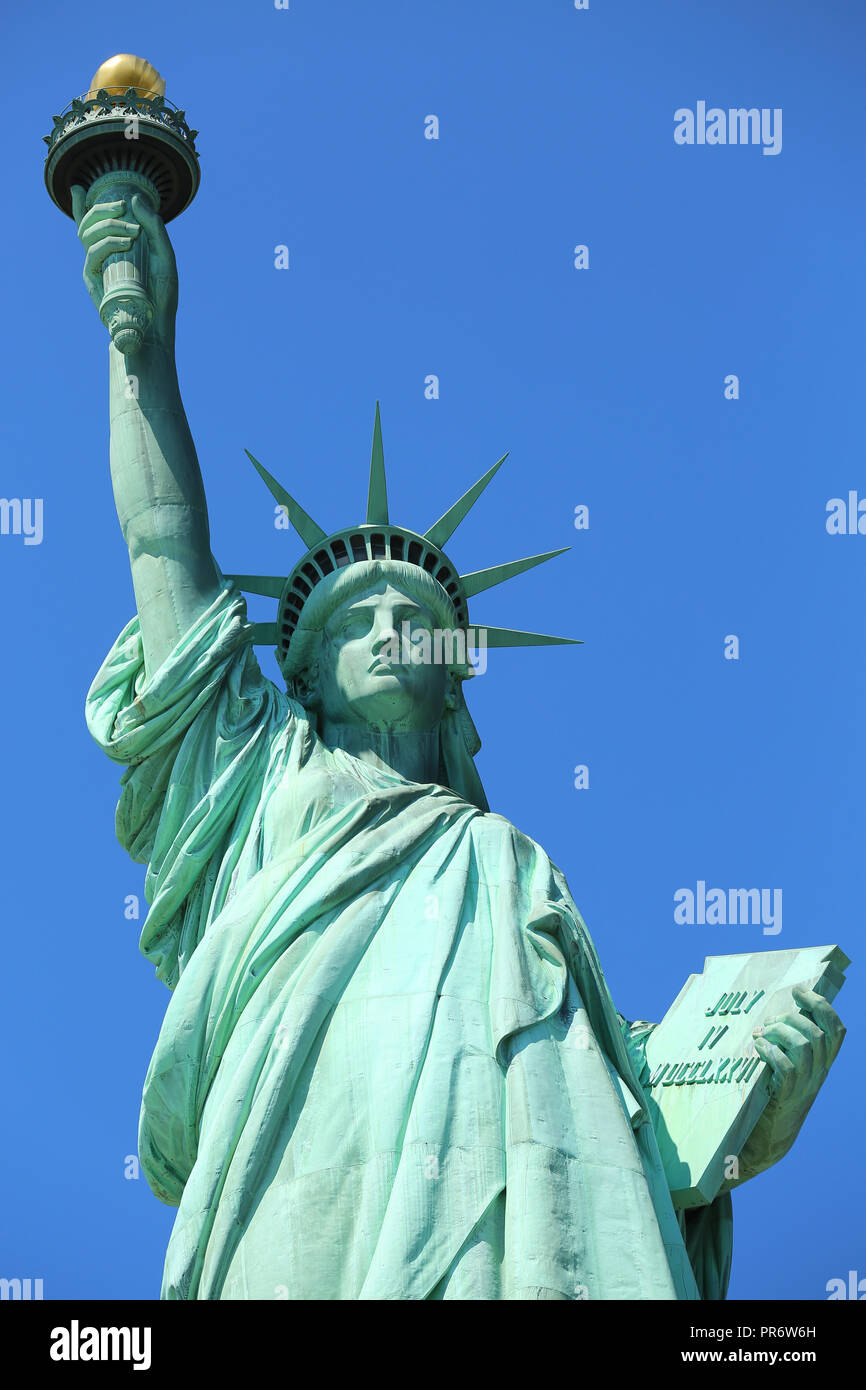 The Statue of Liberty at New York City Stock Photo Alamy