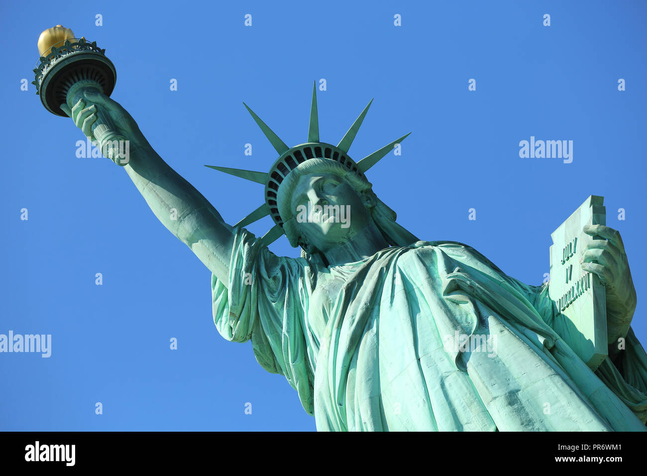 The Statue of Liberty at New York City Stock Photo Alamy