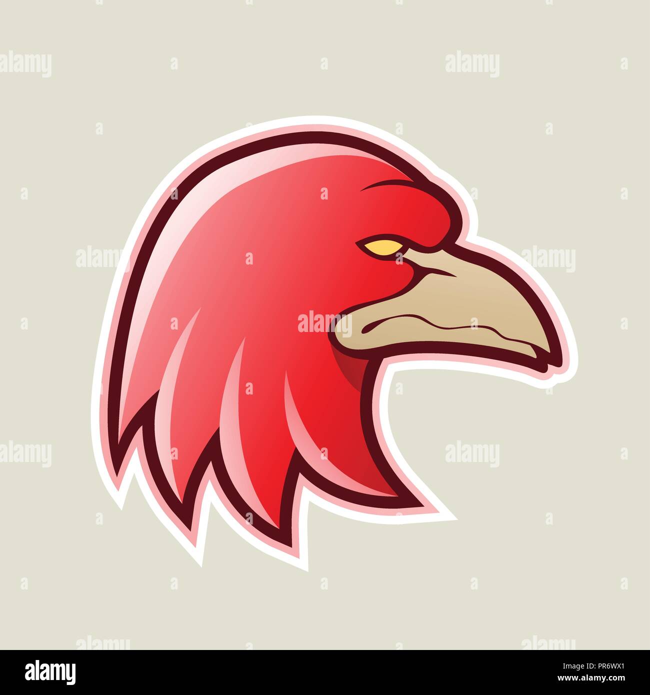 Với biểu tượng đầu chim Ưng đại bàng đỏ trên nền trắng trông thật đầy mạnh mẽ và tinh tế. Đây là biểu tượng không thể thiếu trong bảng thiết kế của bất kỳ người nào yêu thích sự sang trọng và tiên tiến.