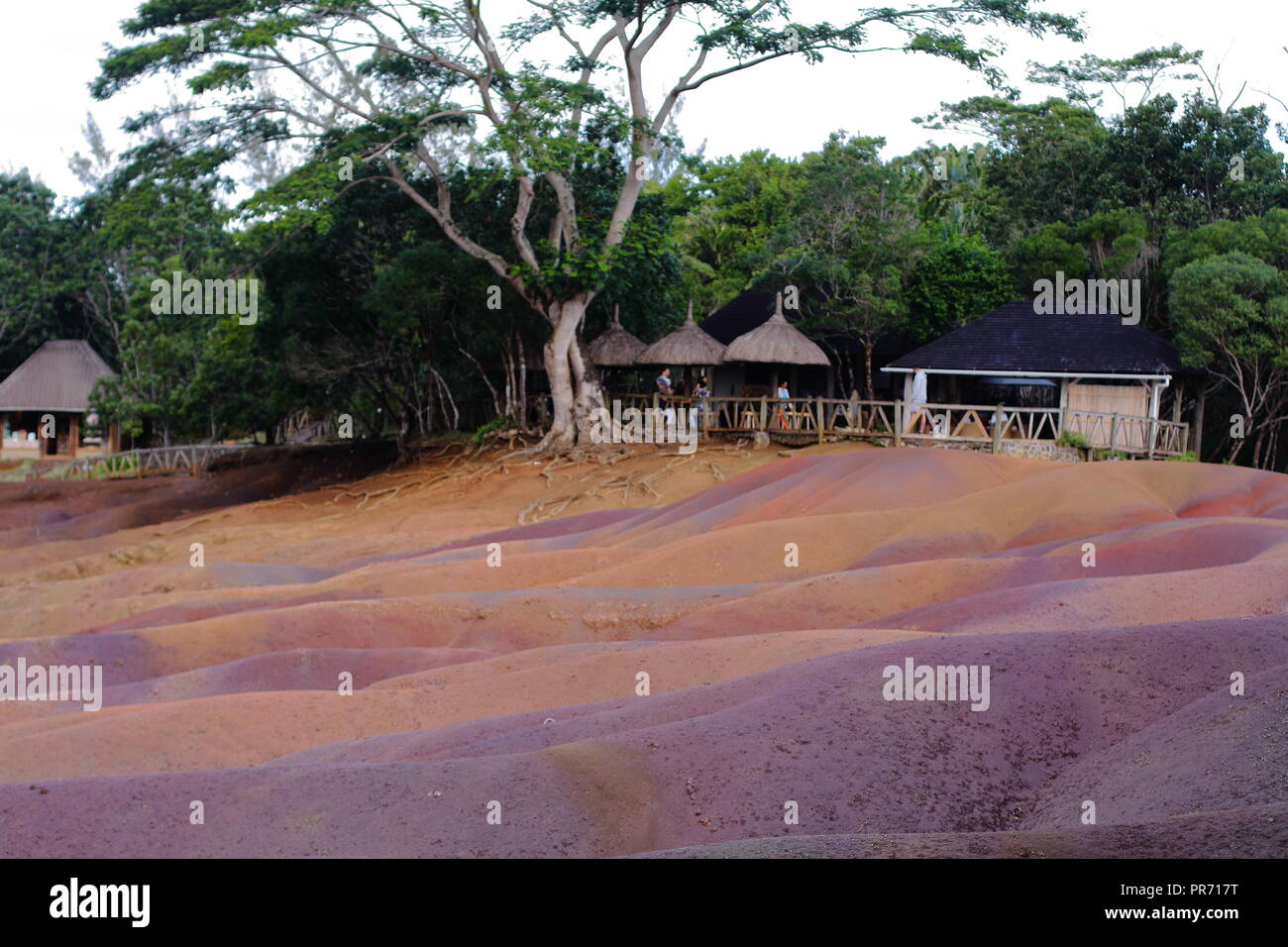 Seven Coloured Earth Mauritius Stock Photo - Alamy