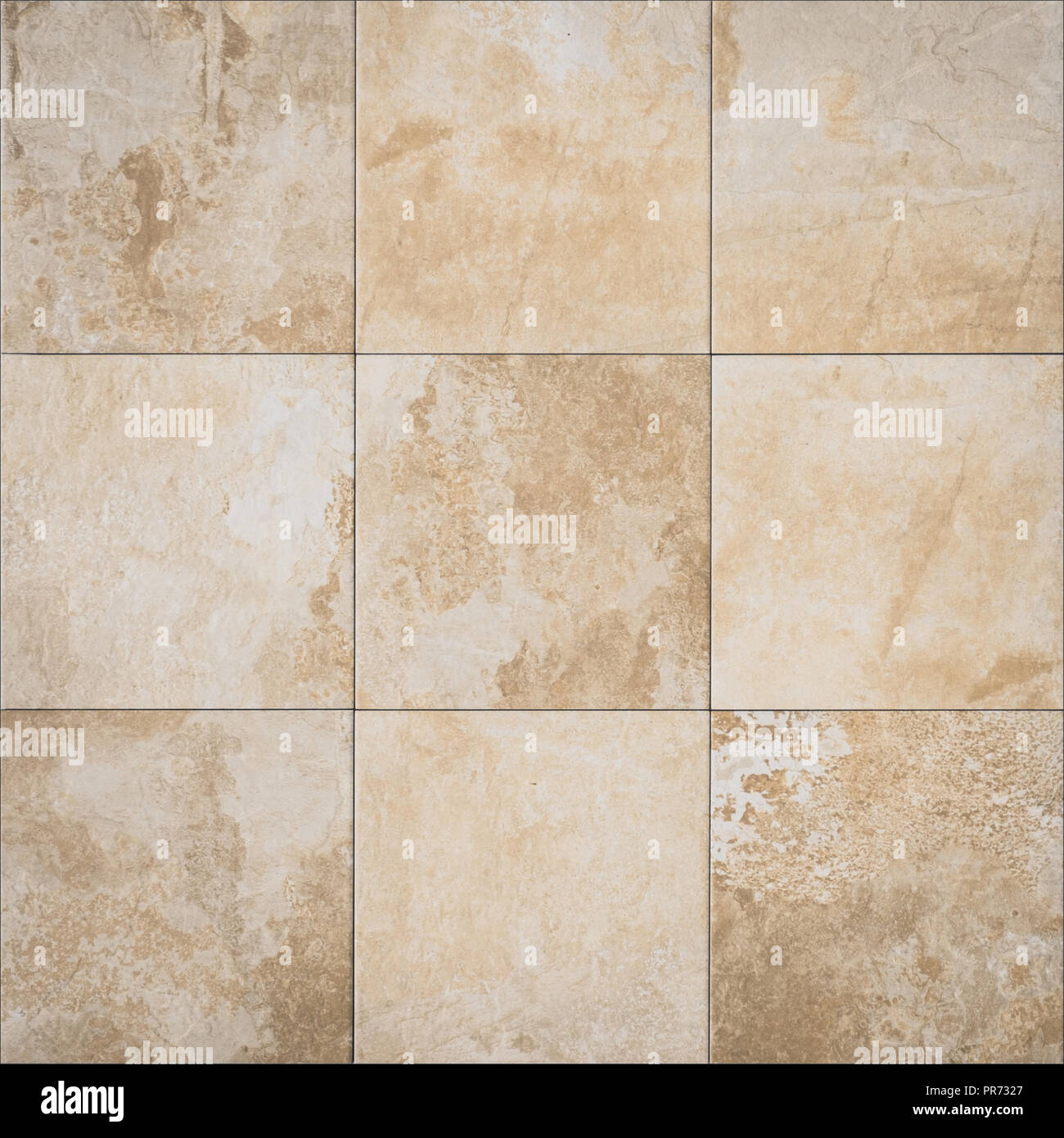 stone texture tile,  tiled background patchwork, brown Stock Photo