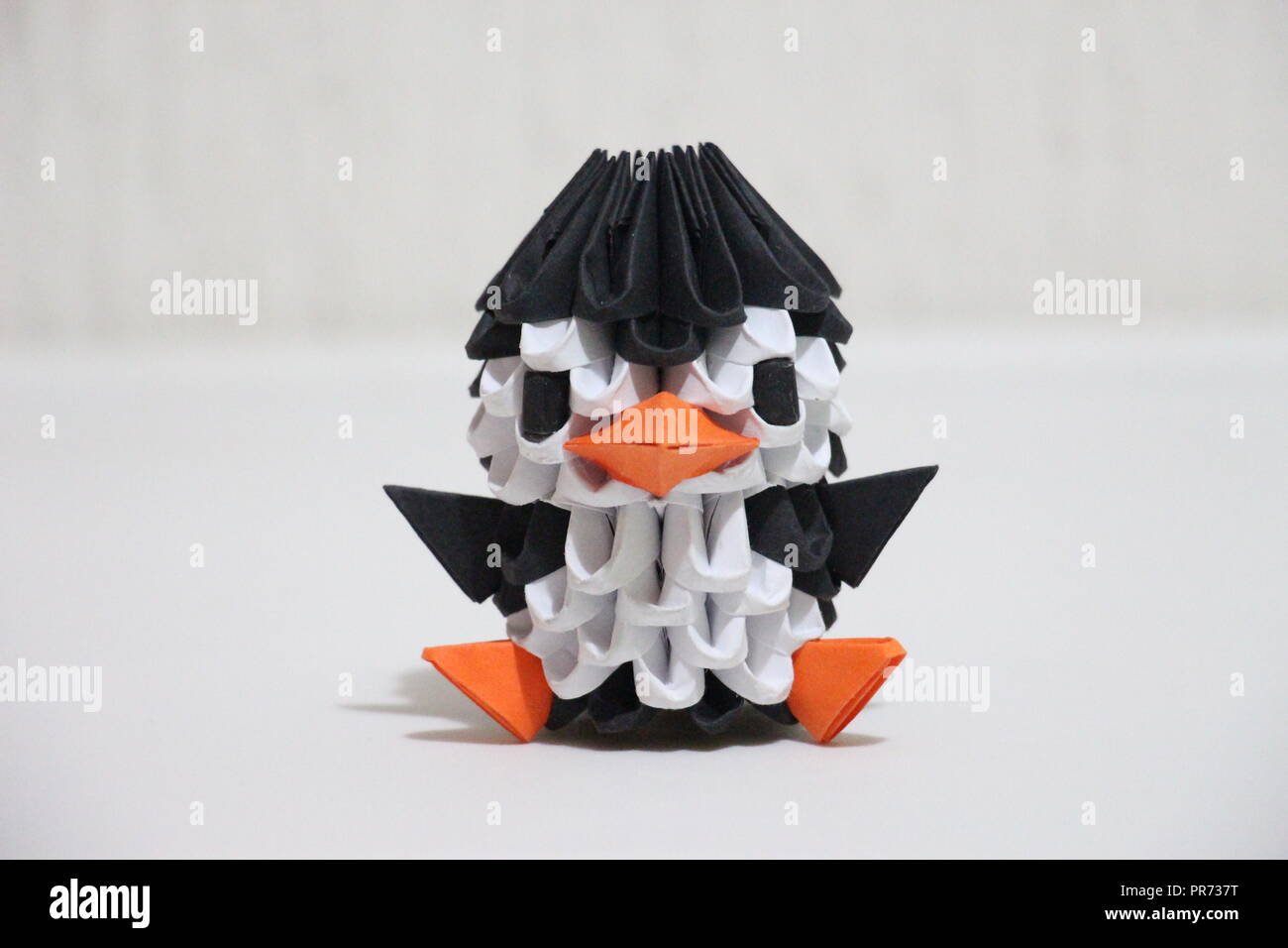 Beauty Origami 3d Art Stock Photo
