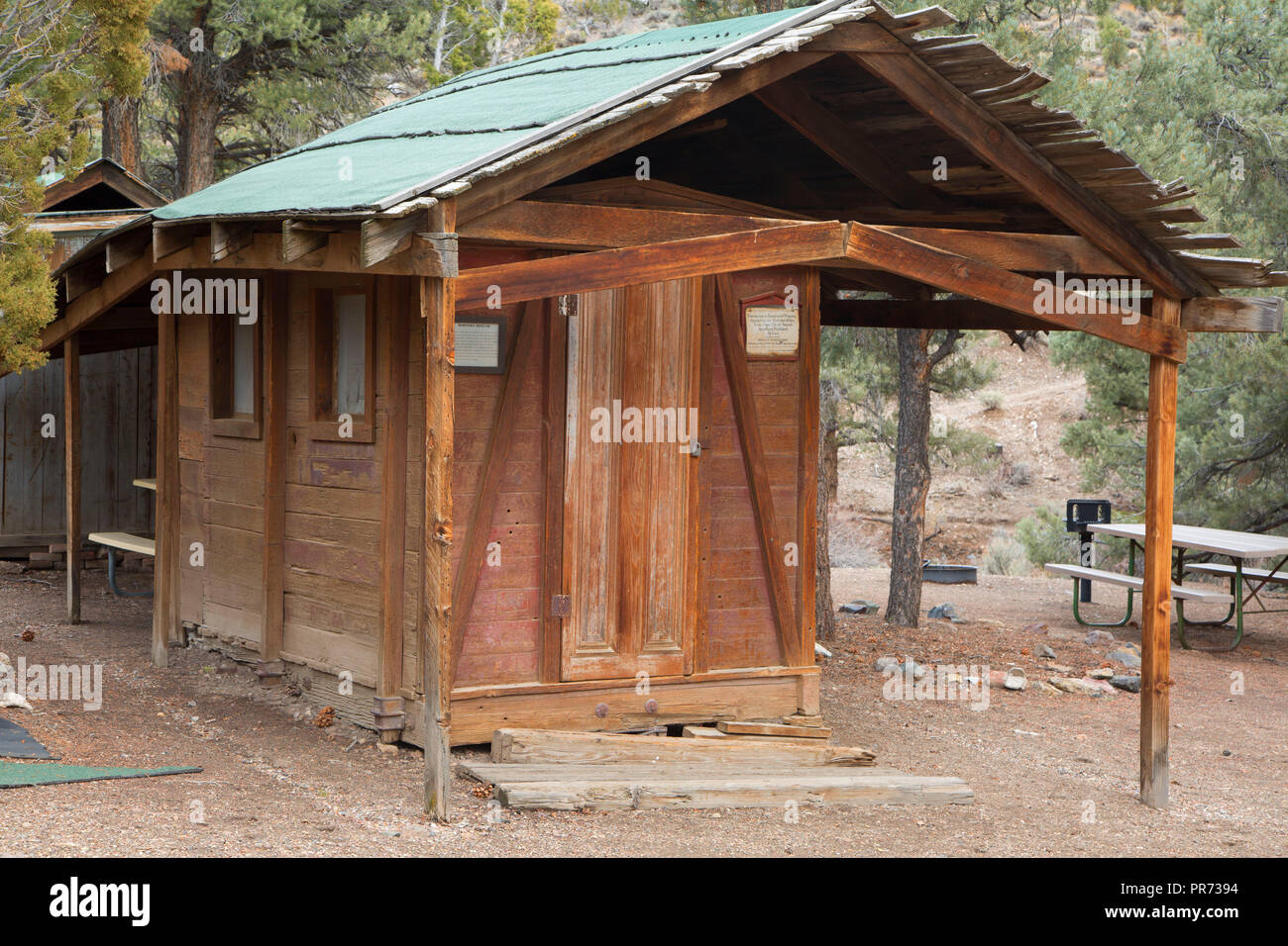 Bobtown Boxcar, BerlinIcthyosaur State Park, Nevada Stock Photo Alamy