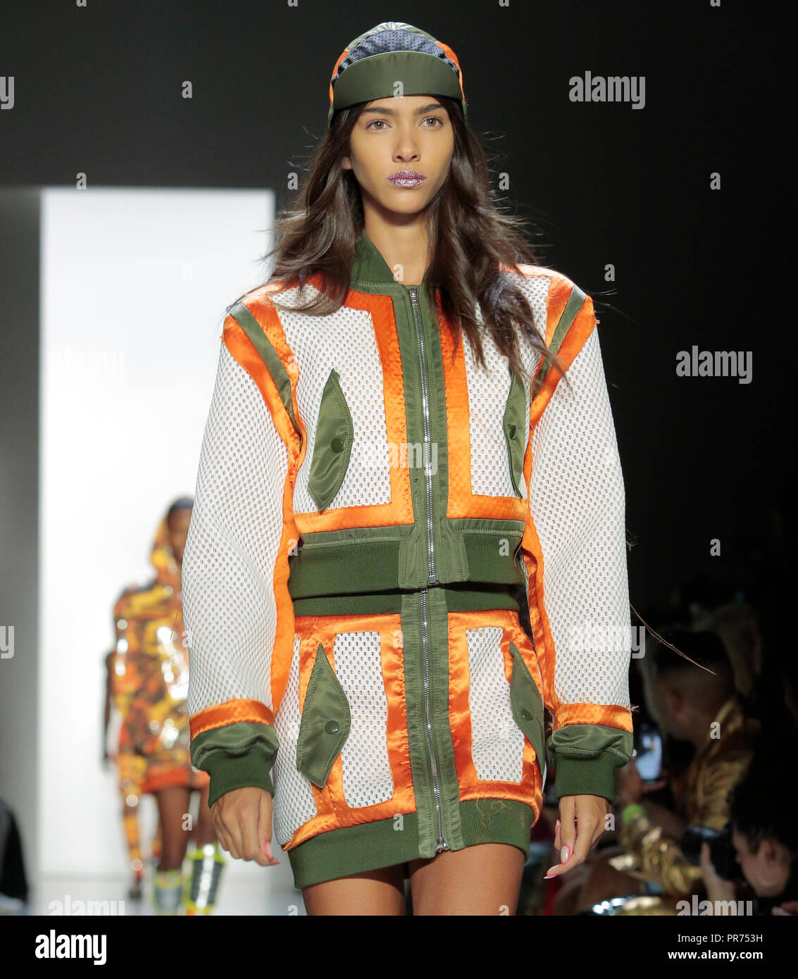 NEW YORK, NY - September 06, 2018: Sora Choi walks the runway at the Jeremy  Scott Spring Summer 2019 fashion show during New York Fashion Week Stock  Photo - Alamy