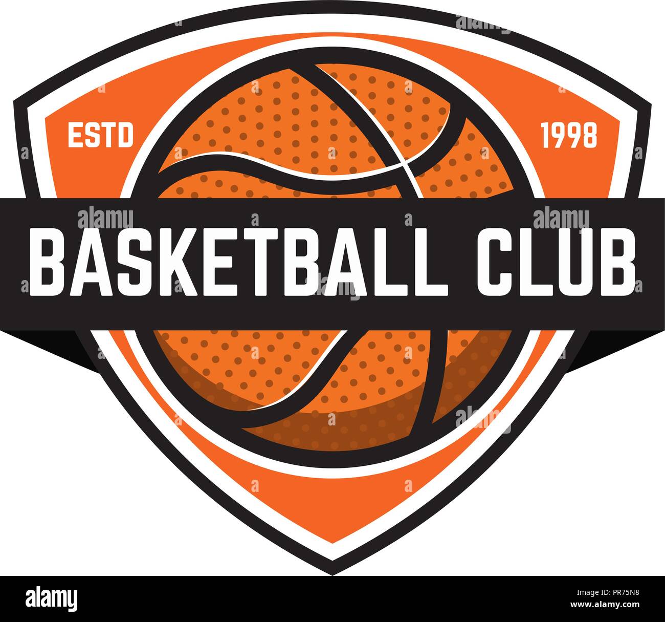 Basketball sport emblems. Design element for poster, logo, label, emblem,  sign, t shirt. Vector illustration Stock Vector Image & Art - Alamy