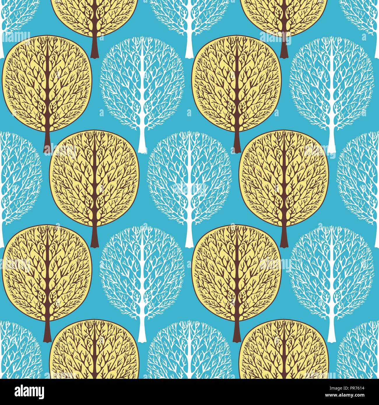 Trunks Design Pattern Brown trunks Stock Vector Images - Alamy