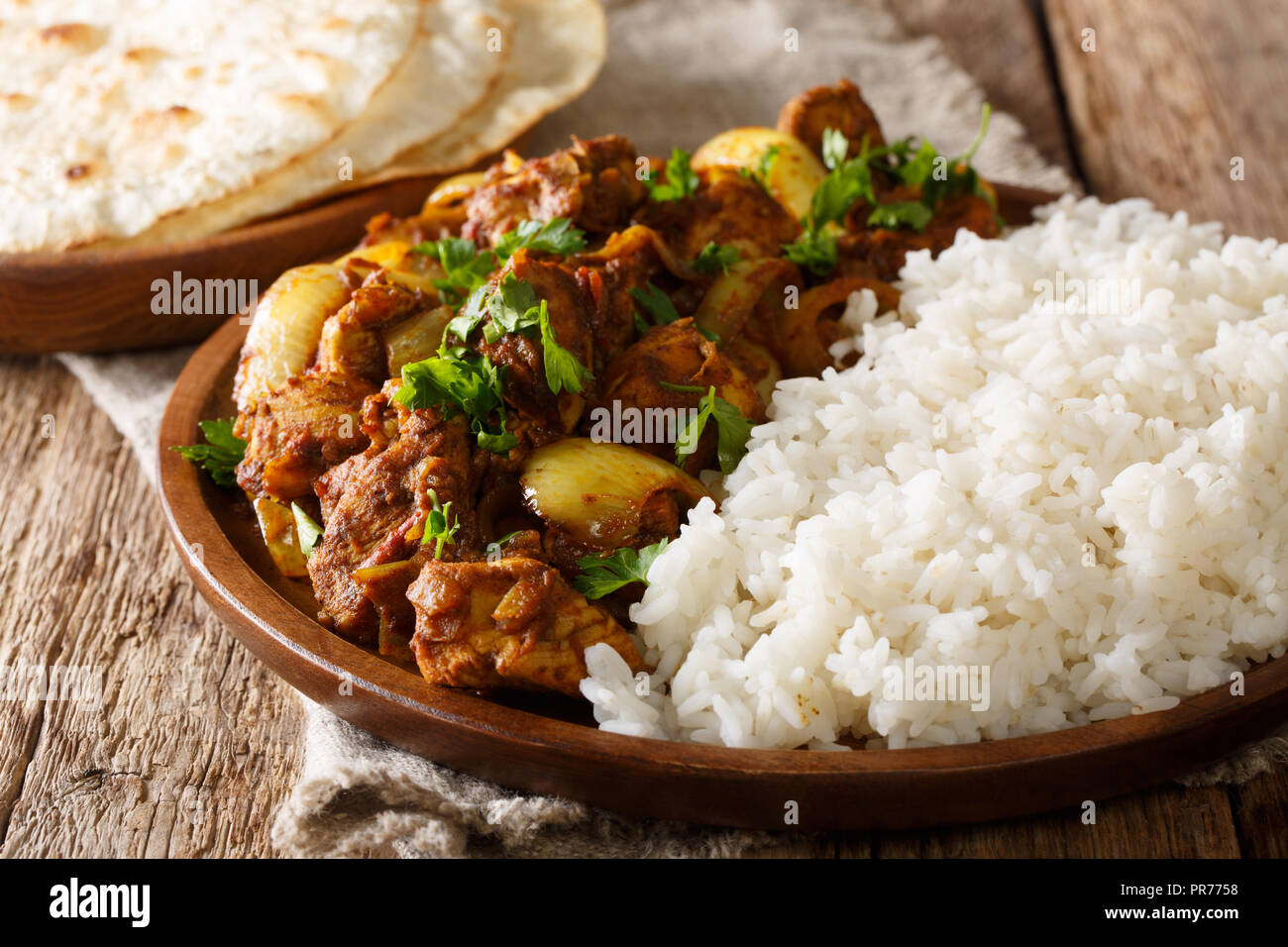 Chicken dopiaza curry indian food hires stock photography and images